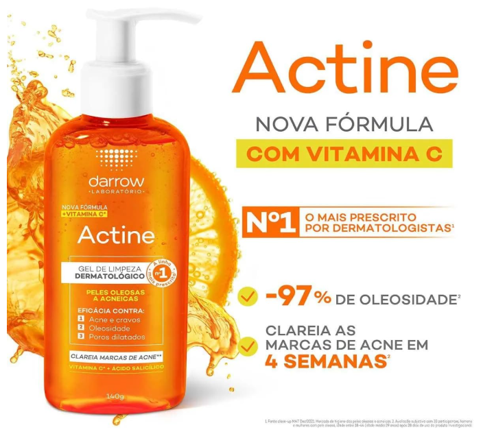 Kit Actine Darrow Gel de Limpeza 140g + Gel de Limpeza 40g - Imagem 3